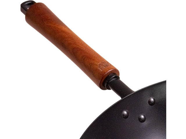 JOYCE CHEN Classic Series 14-Inch Preseasoned Carbon Steel Wok