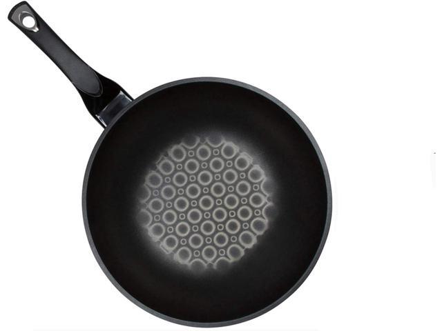 3D Marble Non-Stick, Non-Scratch Coating Wok Pan. (Made in Korea). (30cm)