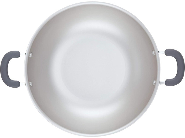 Rachael Ray 12022 Create Delicious Nonstick Wok/Stir Fry Pan, 14.25 Inch - Gray Shimmer