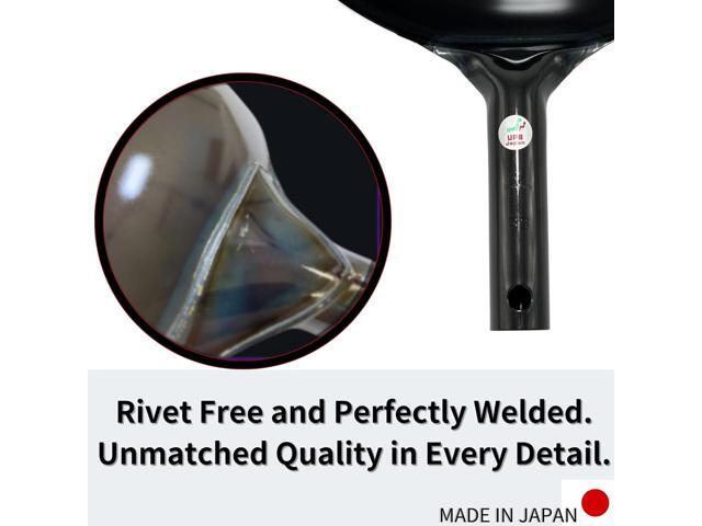 Kanda Iron Beijing Wok - Lightweight and Durable - Perfect for Authentic Japanese Cooking - 13 inch
