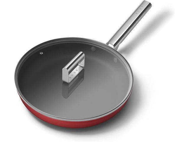 Smeg Cookware 12-Inch Red Frypan
