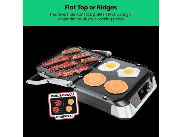 Chefman 5-in-1 Digital Panini Press Grill Sandwich Maker and Griddle Grill Combo with Removable, Reversible Dishwasher-Safe Grilling Plates, Opens...