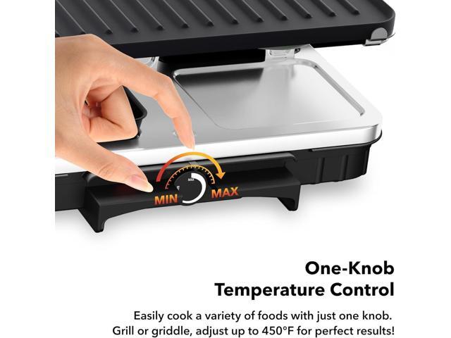 HBN Electric Raclette Table Grill with 8 Warming Trays, 2-in-1 Korean BBQ Grill & Electric Griddle Nonstick, Adjustable Temperature Control,1300W,...