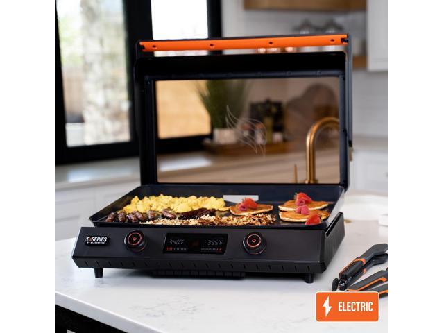 Blackstone 22-Inch Electric Griddle - 1600W Non Stick Ceramic Titanium Coated Stainless Steel Tabletop Griddle with EZ-Touch Control Dial, LCD...