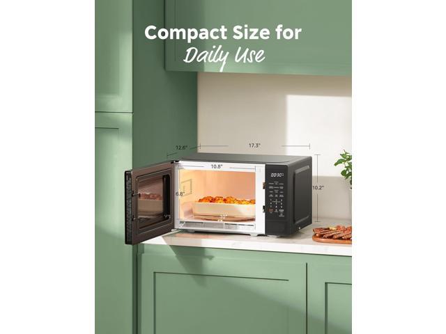 COMFEE CMO-C20M1WB Countertop Microwave Oven, 0.7 cu. ft Small Microwave with 11 power levels,Turntable Reset Function, Speedy Cooking, Weight/Time...