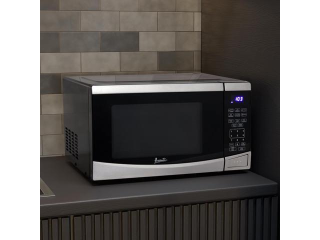 Avanti MT09V3S Microwave Oven 900-Watts Compact with 10 Power Levels and 6 Pre Cooking Settings, Speed Defrost, Electronic Control Panel and Glass...
