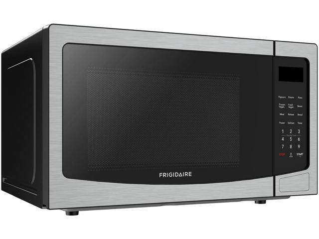 FRIGIDAIRE 1.1 Cu Ft Stainless Steel Countertop Microwave Oven, Multi Function, Programmable, 1000W, residential kitchen, Stainless
