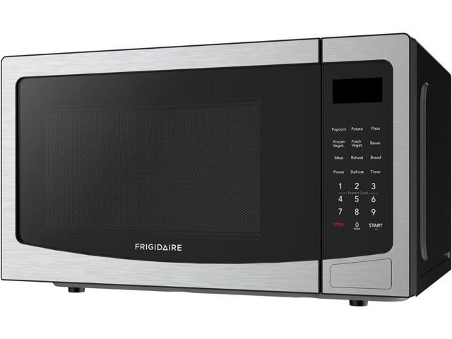 FRIGIDAIRE 1.1 Cu Ft Stainless Steel Countertop Microwave Oven, Multi Function, Programmable, 1000W, residential kitchen, Stainless