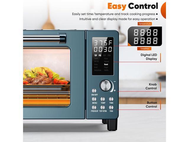 Nuwave Bravo Pro Convection Air Fryer Toaster Oven Combo, 2025 New and Improved, 10-in-1, 50°-450°F Temp Controls, Quick & Even Crisp Technology,...