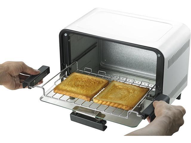 SPT SO-0972W Easy Grasp 2-Slice Countertop Toaster Oven