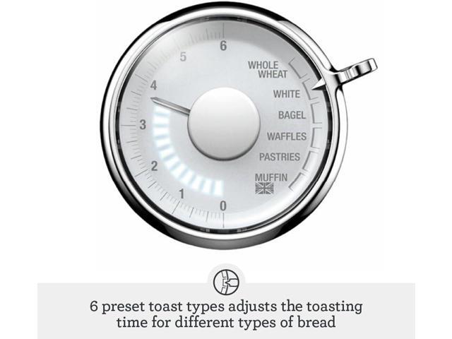 Breville BTA735BSS Toast Select Luxe Kitchen Toaster, 2 Slice, Brushed Stainless Steel