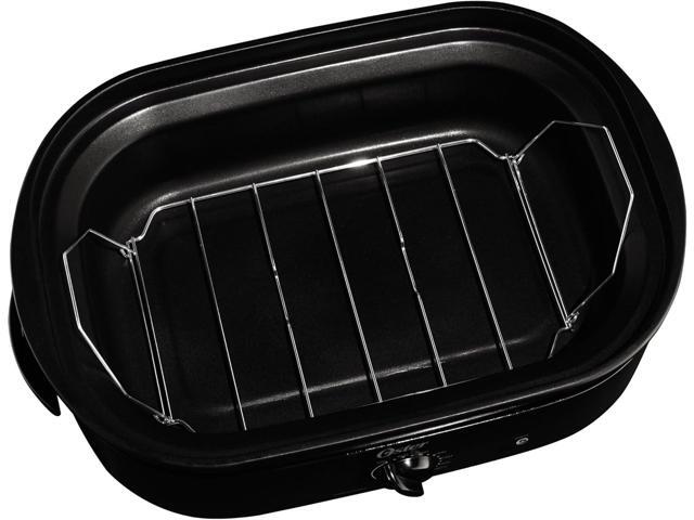 Oster CKSTRS18-BSB-W 18-Quart Roaster Oven with Self-Basting Lid, Black