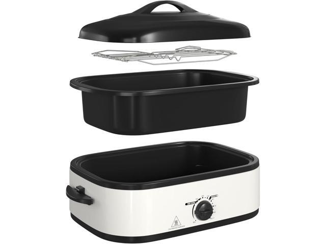 14 Quart Electric Roaster Oven, Turkey Roaster Electric, Roaster Oven Buffet, Selfbasting Lid, Removable Pan, Full-Range Temperature Control...