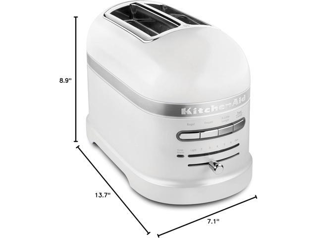 KitchenAid Pro Line Series 2-Slice Automatic Toaster, Frosted Pearl White