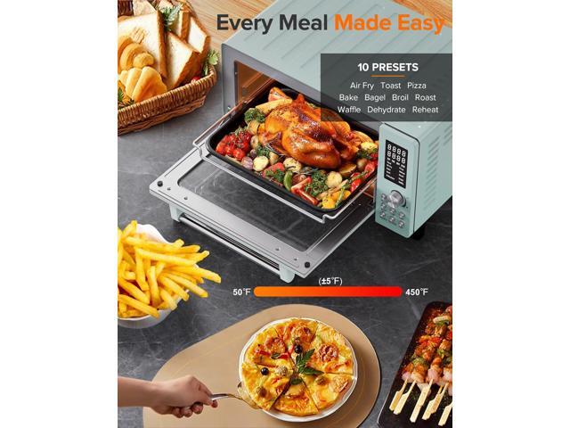 Nuwave Bravo Pro Smart Air Fryer Toaster Oven Combo, Airfryer Convection Oven Countertop, 12-in-1 Functions with Quicker & Even Crisp Technology,...
