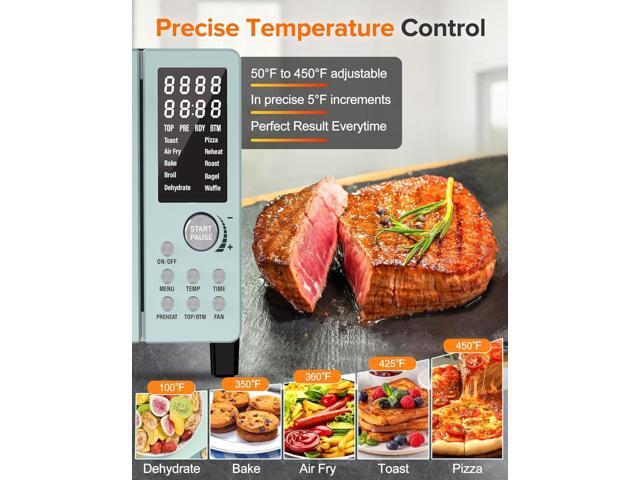 Nuwave Bravo Pro Smart Air Fryer Toaster Oven Combo, Airfryer Convection Oven Countertop, 12-in-1 Functions with Quicker & Even Crisp Technology,...