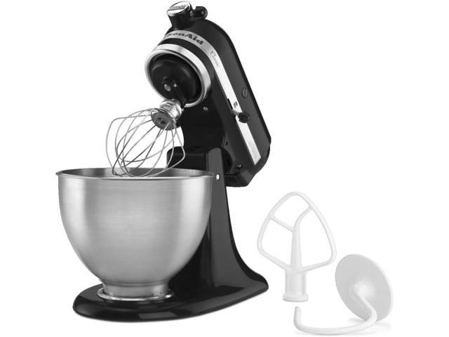 KitchenAid Classic Series 4.5 Quart Tilt-Head Stand Mixer K45SS, Onyx Black