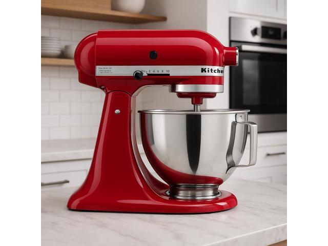 Kitchen Aid Tilt-Head Stand Mixer 4.5 Quart KSM85PBER, Empire Red