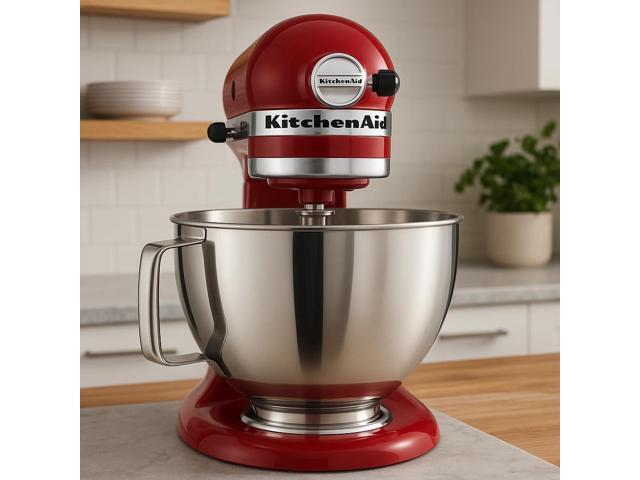 Kitchen Aid Tilt-Head Stand Mixer 4.5 Quart KSM85PBER, Empire Red