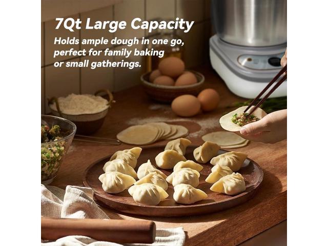Dough Maker with Ferment Function,Dough Mixer with 7Qt Large Capacity,Household Bread Mixer for Pizza, Roti, Dumplings, and Sourdough Kneading...