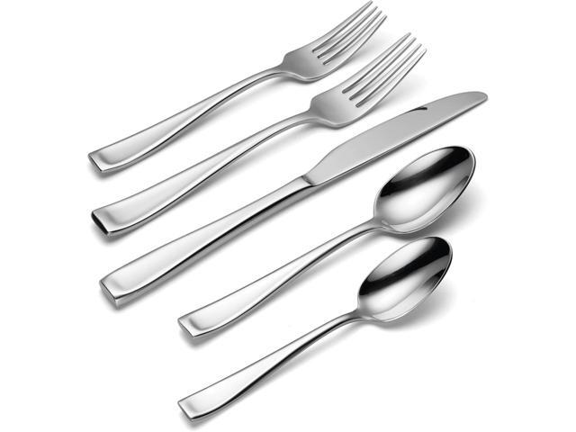 Oneida T711065DL20 Moda 65 Piece Fine Flatware Set, Service for 12