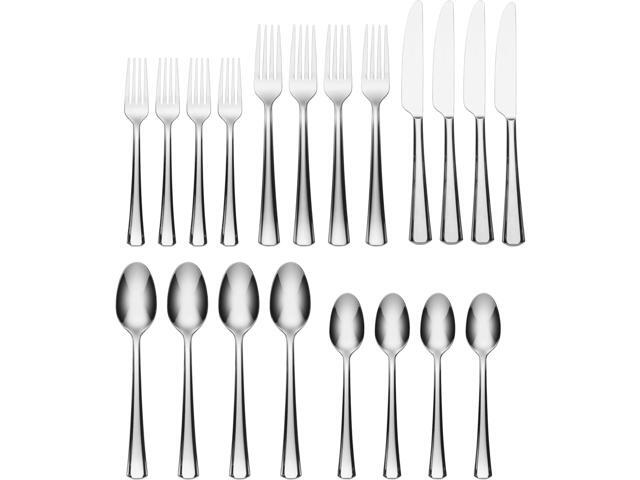 Oneida 896121 Bleeker 20 Piece Everyday Flatware Set, Service For 4