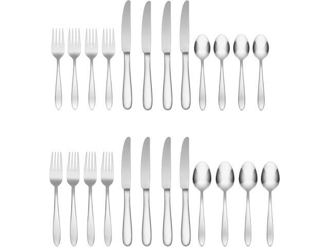 Oneida Mooncrest 20-Piece Flatware Set, Service for 4, Silver