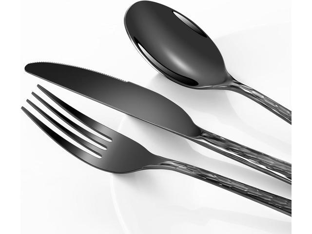 Silverware Set, 18/10 Stainless Steel 30 PieceFlatware Set for 6, Utensil Sets DishwasherSafe, Rust-Resistant, Modern Cutlery Set forHome, Wedding,...
