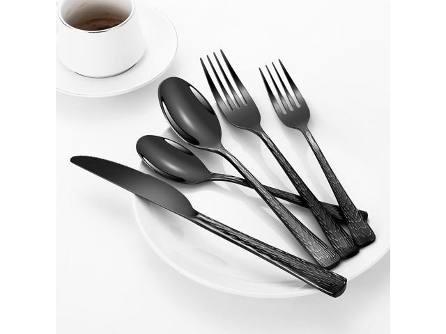 Silverware Set, 18/10 Stainless Steel 30 PieceFlatware Set for 6, Utensil Sets DishwasherSafe, Rust-Resistant, Modern Cutlery Set forHome, Wedding,...