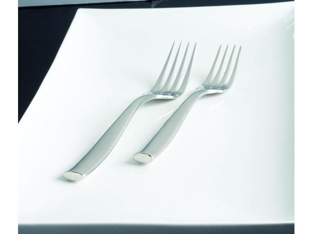 Fortessa Lucca 18/10 Stainless Steel Flatware, 5 Piece Place Setting, Service for 1