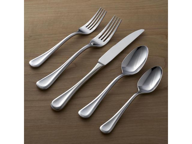 Oneida Virage 20 Piece Everyday Flatware Set, Service for 4, 18/0 Stainless Steel, silverware set