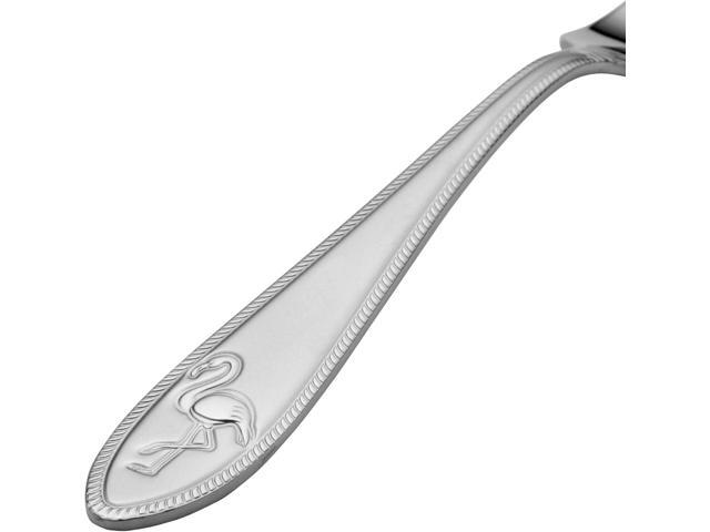 Towle Everyday Flamingo Flatware Service for 4, 20 Piece Set, 18/0 Stainless Steel, Silverware Set
