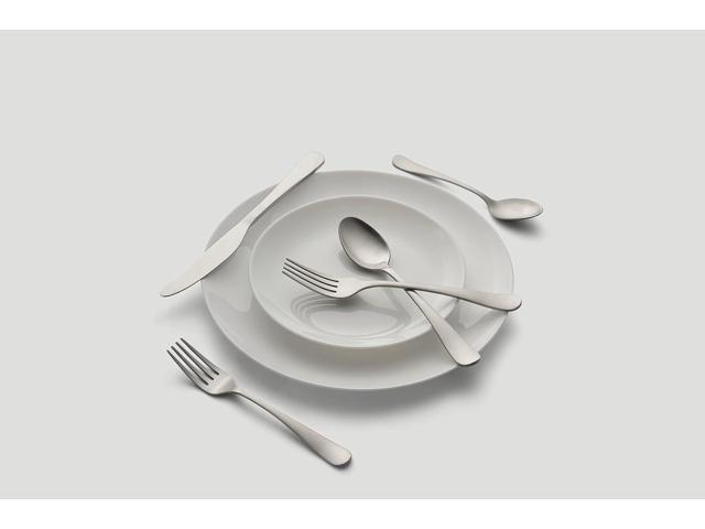 Cambridge Silversmiths Rhiannon Satin 20 Piece Flatware Set, Service for Four, silver