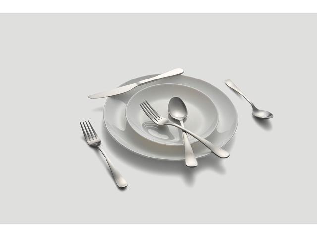 Cambridge Silversmiths Rhiannon Satin 20 Piece Flatware Set, Service for Four, silver