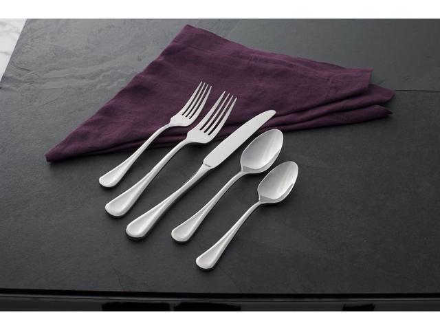 Oneida Virage 20 Piece Everyday Flatware Set, Service for 4, 18/0 Stainless Steel, silverware set