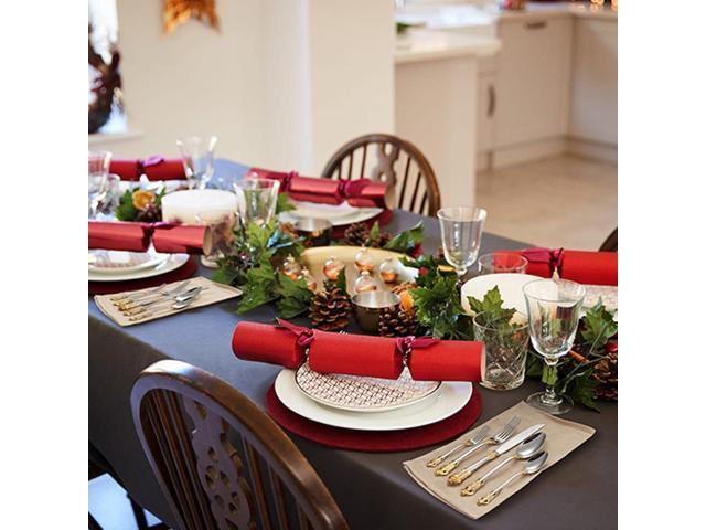 KEAWELL Luxury 20 Pieces 18/10 Stainless Steel Flatware set, Service for 4, silver plated with gold accents, Fine Silverware set and Dishwasher...