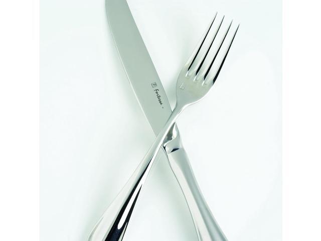 Fortessa Forge 18/10 Stainless Steel Flatware 20 Piece Place Setting, Service for 4