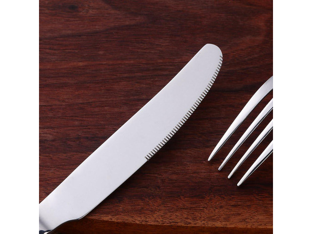 Silverware Set, 20 Piece Premium 18/8 Stainless Steel Hammered Kitchen Utensil Flatware Cutlery Sets of 4, Mirror Polish, Dishwasher Safe