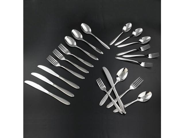 Ramddy 18/10 Stainless Steel Flatware Set for 12, Silverware Set