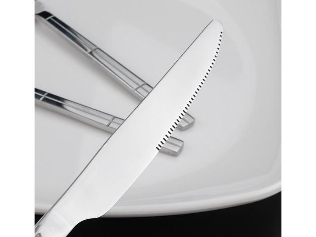 80-Piece Stainless Steel Knife Fork Spoon/Flatware, Service for 16