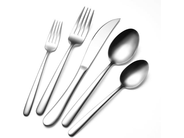 Silverware Set Service For 1260-piece Heavy Duty Stainless Steel Flatware Utensils Cutlery Set, Dishwasher Safe,Mirror Polished,Gift Package Modern...