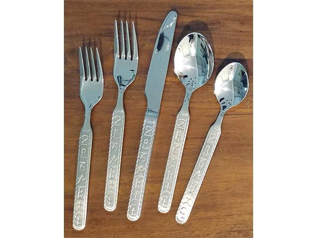 Ranch Brands Stainless Steel Western Flatware/Silverware Set (20 piece) by Cowboy Living