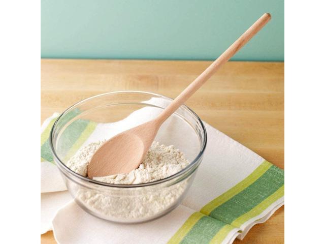 Kitchen Wooden Spoons Mixing Baking Serving Utensils Puppets 12 In - 12 Pack