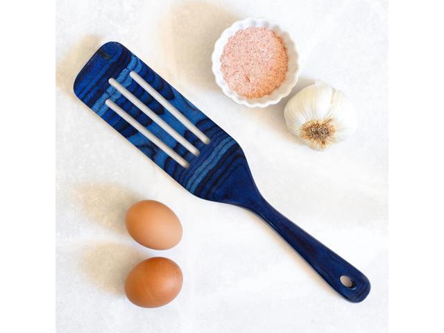 Baltique Malta Collection 13' Wooden Spurtle Spatula Colorful Birch Wood Cooking Utensil, Nonstick Safe, Versatile Stirring & Serving Tool