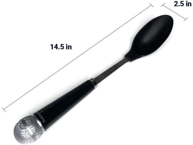 Novelty Microphone Kitchen Cooking Utensil Gift for Music Lovers and Singers (Spoon)