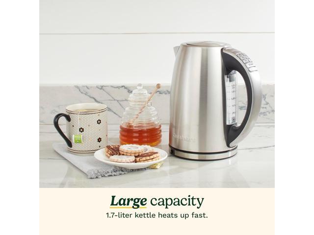 Cuisinart 1.7-Liter Stainless Steel Cordless Electric Kettle with 6 Preset Temperatures