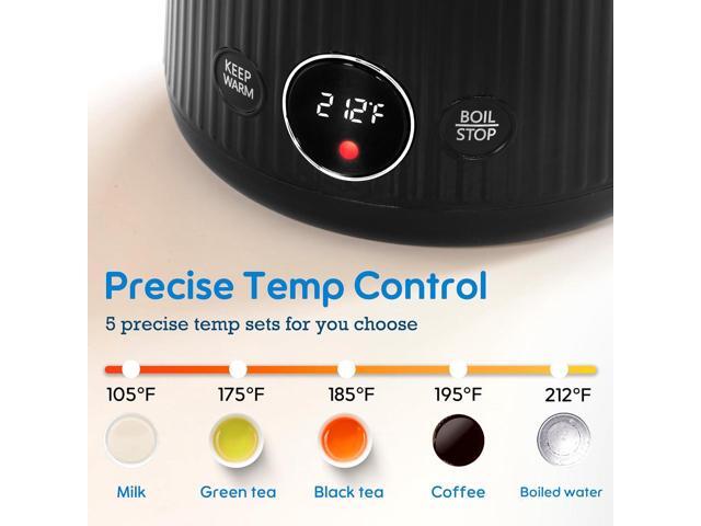 Arofeer 1.7L(57oz) Large Electric Kettle Temperature Control, 7+Cups Electric Tea Kettle for Coffee & Tea, 2 quarts Big Hot Water Kettle Electric...