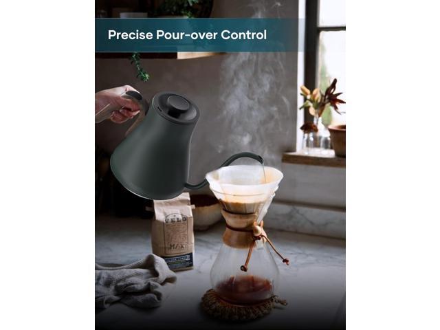 Electric Kettles, INTASTING Gooseneck Electric Kettle, ±1 Temperature Control, Stainless Steel Inner, Quick Heating, for Pour Over Coffee, Brew...
