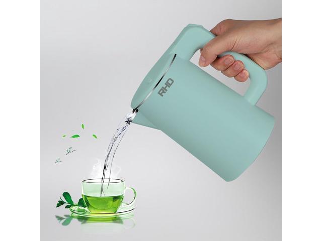 0.8L Small Electric Kettles for Boiling Water, Stainless Steel Mini Travel Kettle, 1000W Fast Boil Teapot, Boil-Dry Protection & Auto Shut-Off,...