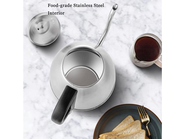Stariver Electric Kettle Gooseneck Kettle, 1L Water Boiler, BPA-Free, Pour Over Tea Pot Stainless Steel for Coffee & Tea with Fast Heating,...